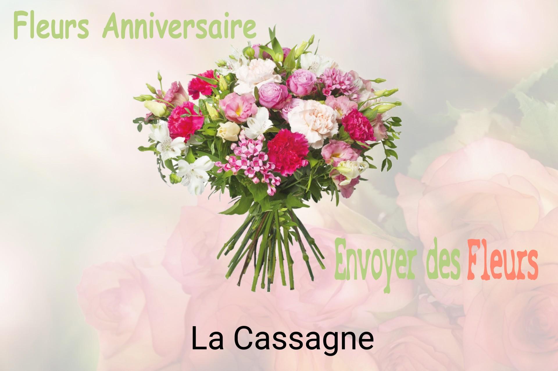 Bouquet de fleurs d’anniversaire livré à La Cassagne