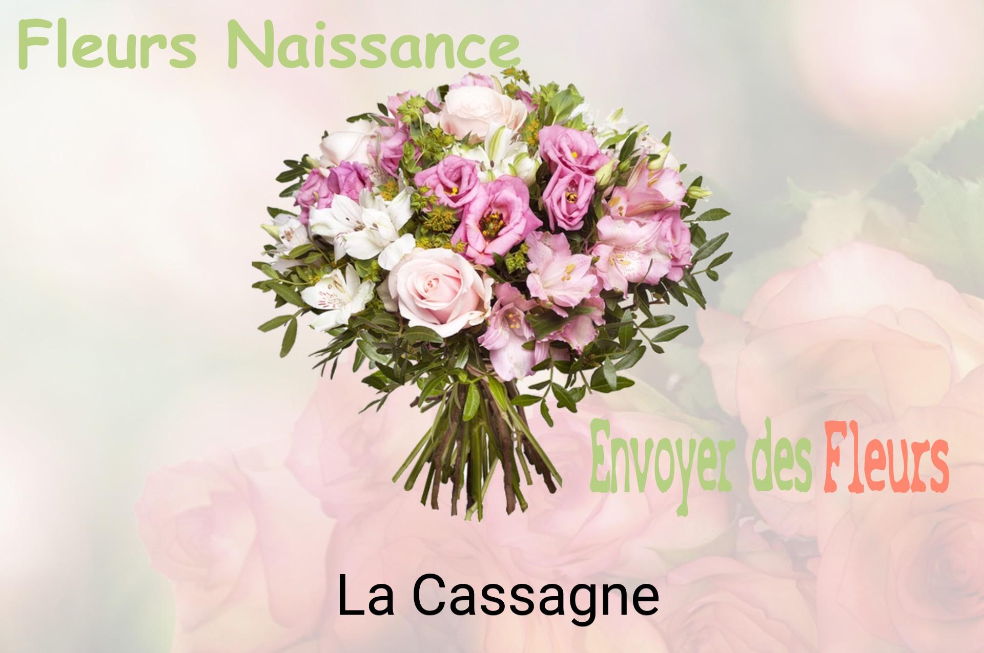 Bouquet de fleurs de naissance livré à La Cassagne